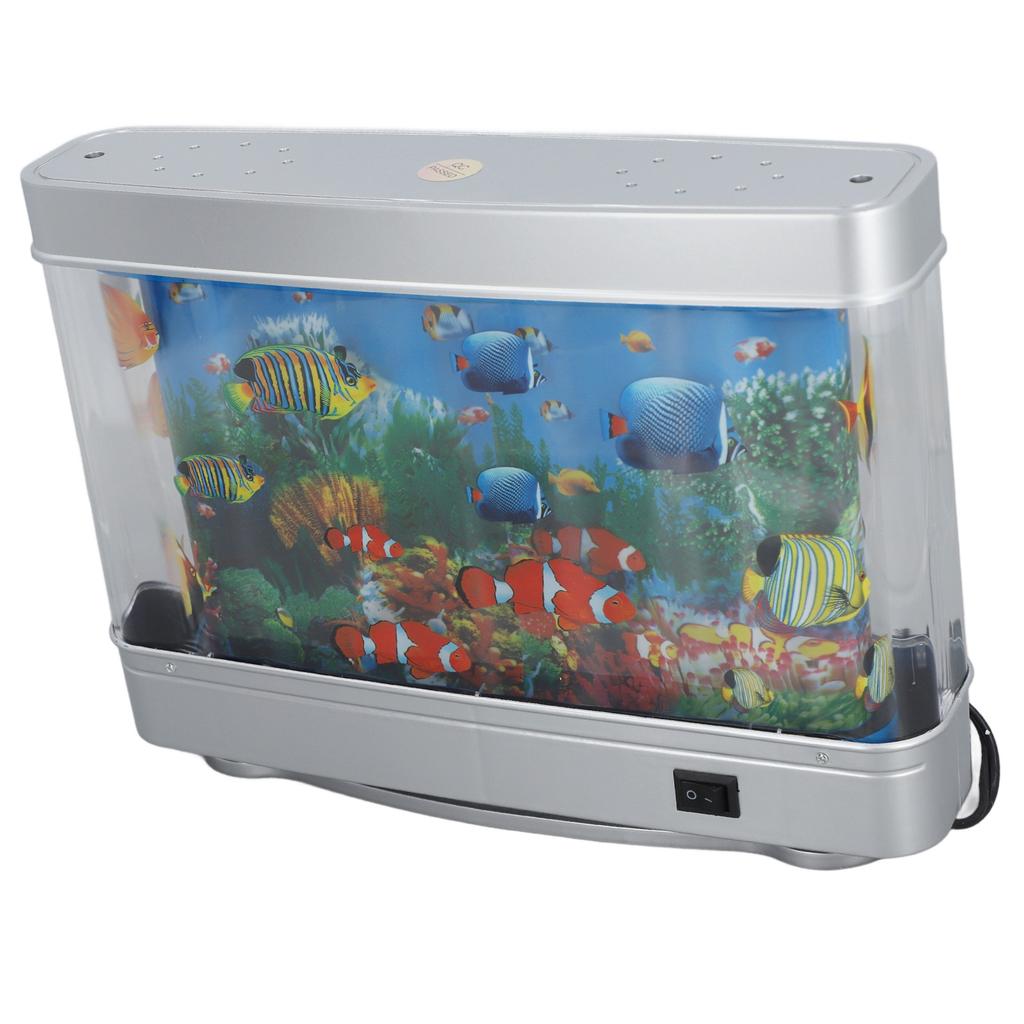 Fish Tank Lamp Artificial Aquarium Decorative Lamp Miniature LED Ocean Light for Home Office