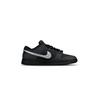 Nike Кроссовки Dunk из износостойкого материала, низкие, для скейтборда, унисекс, черные с серебристым, DD1391-100(Команда882-)