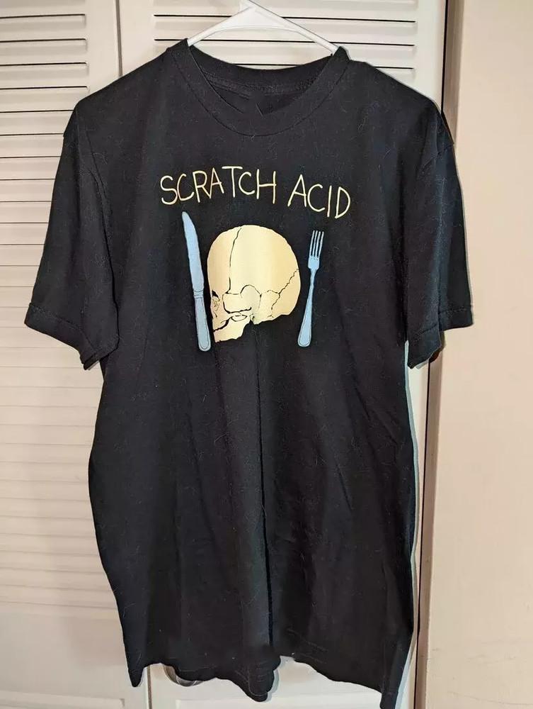 Scratch Acid Black T-Shirt Cotton Full Size Unisex S-5XL KN586 Unisex T-Shirt