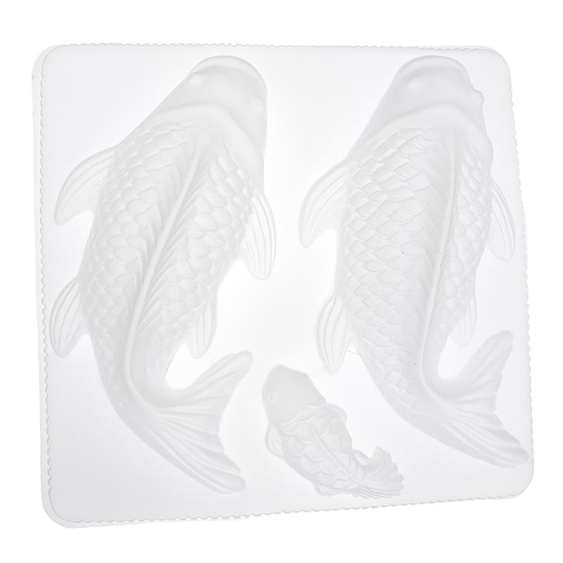 1 шт. креативные силиконовые формы для карпа кои, 3D формы для изготовления мыла, инструменты для выпечки «сделай сам»