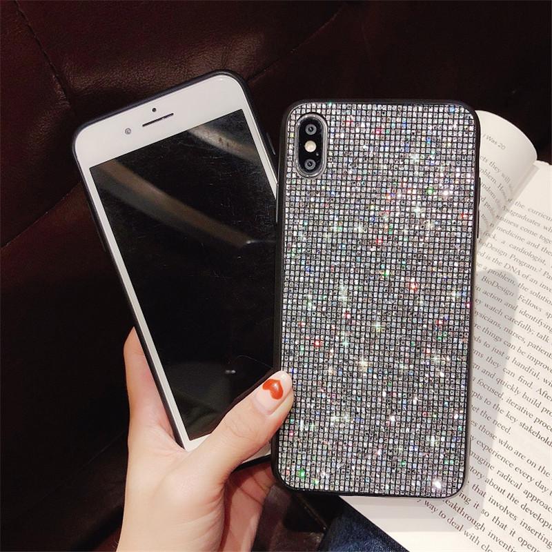 Для Samsung A13 A14 A15 A16 A23 A33 A53 A73 Redmi Note 13 12 11 Pro 12S Huawei iPhone роскошный блестящий блестящий жесткий ПК + мягкий TPU противоударный чехол для телефона