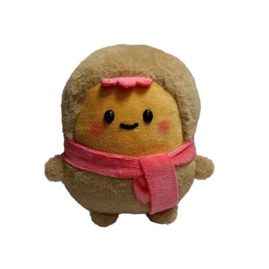 Cute Potato Stuffed Vegetable Doll Ornament Soft Cartoon Plush Doll Plushies Cute Mini Potato Plush Pendant Keyring