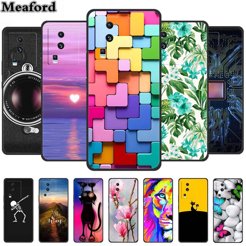Для vivo iQOO Neo 7 5G Чехол Роскошный Мягкий Силиконовый Чехол из ТПУ Чехлы для Телефона для vivo iQOO Neo7 SE 7SE Защитный I2214 Бампер Funda