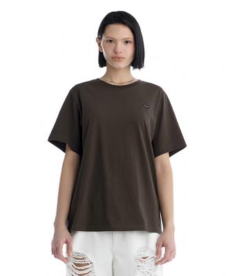 Teulimingbeodeu Базовая футболка Regular Fit [ Коричневый ]