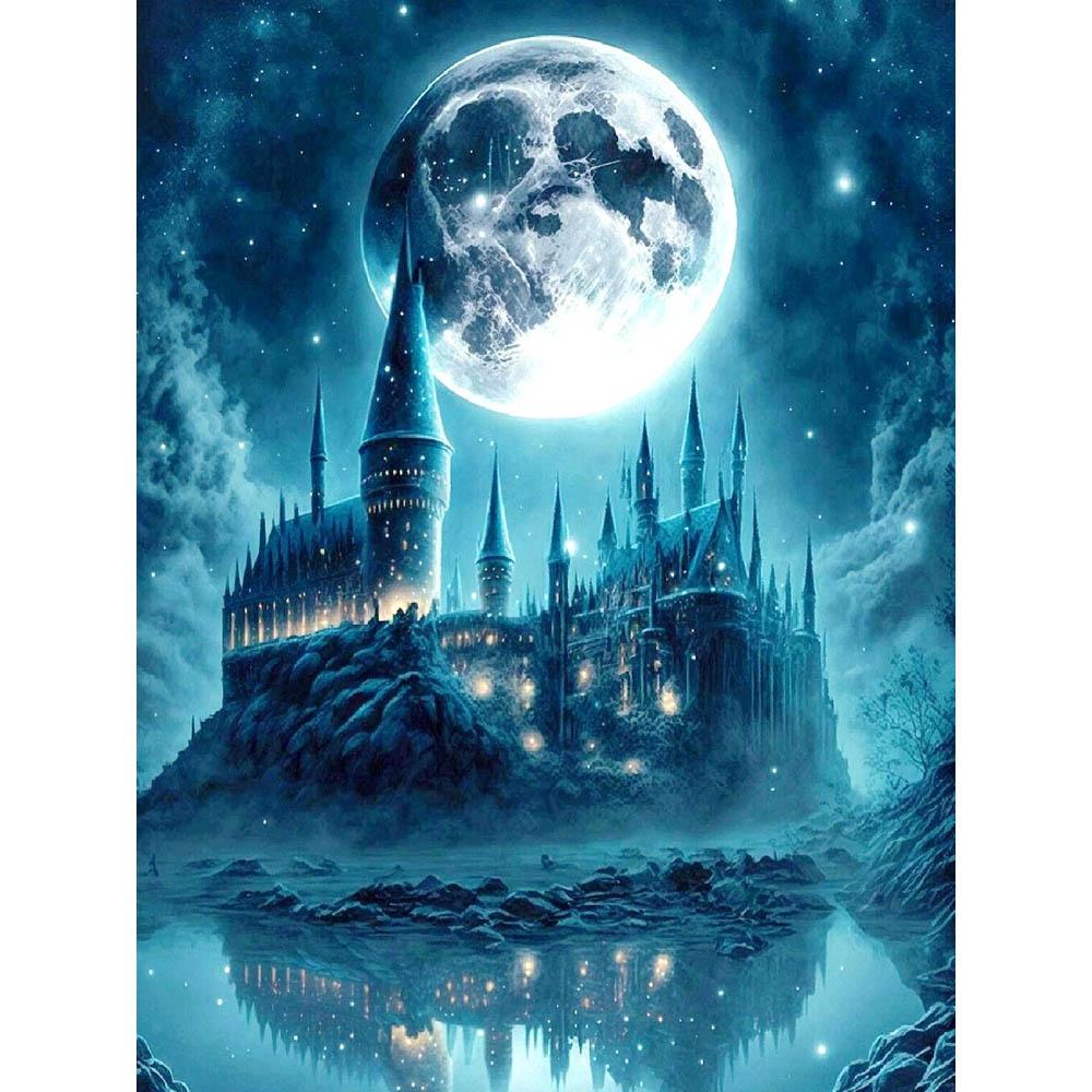 Гарри Поттер Школа Магии 5D Алмазная Живопись DIY Вышивка Крестом Замок Мозаика Вышивка Стразами Домашний Декор Подарок для Детей