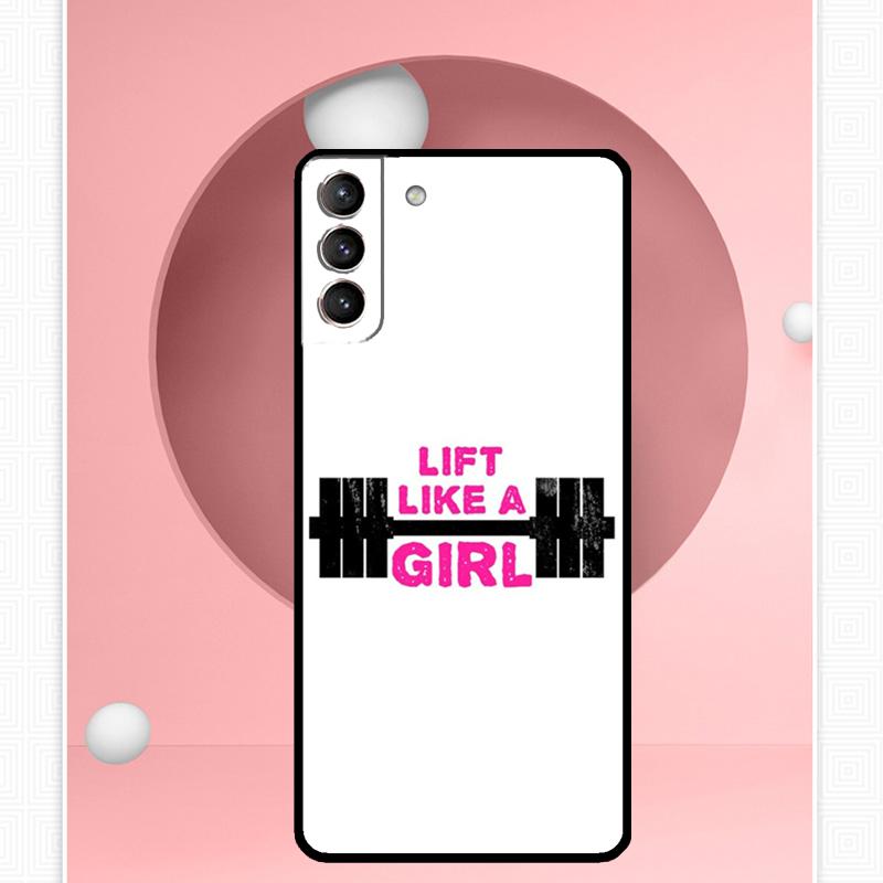 Чехол для тренажерного зала для фитнес-девушки для Samsung Galaxy S24 S23 Ultra S22 S20 FE S21 FE Note 10 20 S8 S9 S10 Plus