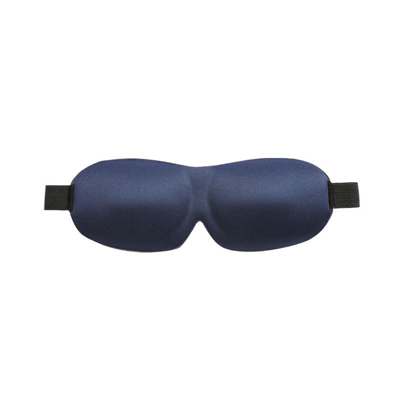 Custom Logo Comfortable Breathable 3D Contoured Foam Eyemask 100% Blackout Eye Mask for Sleeping with Adjustable Strap