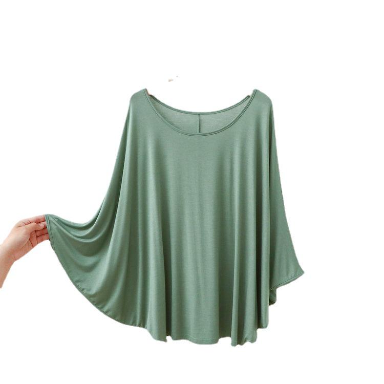 Plus Size 200 Jin Women's Batwing Sleeve Long Sleeve Modal T-Shirt