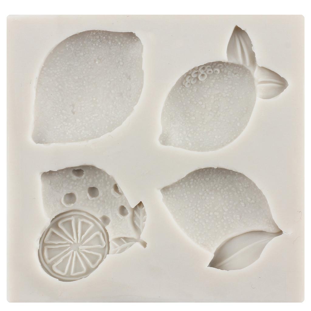 Силиконовые формы с лимоном, летние формы для фруктовой помадки, формы для лимонных конфет, смолы, глины, инструменты для украшения торта, шоколада, формы для мастики