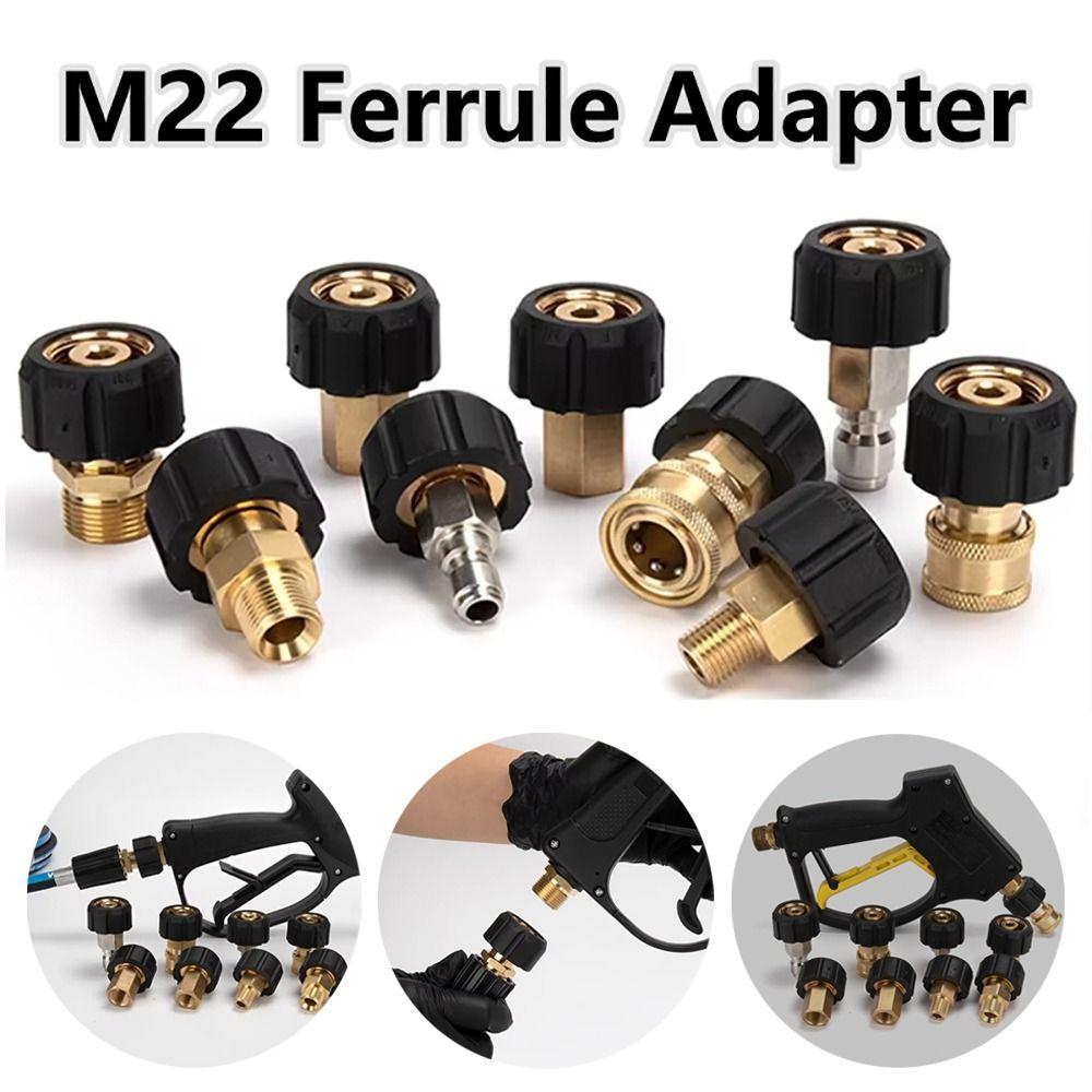 1Pcs Couplers Swivel Pressure Washer Adapter Wash Torch Hose Connector  Home Garden Accessory