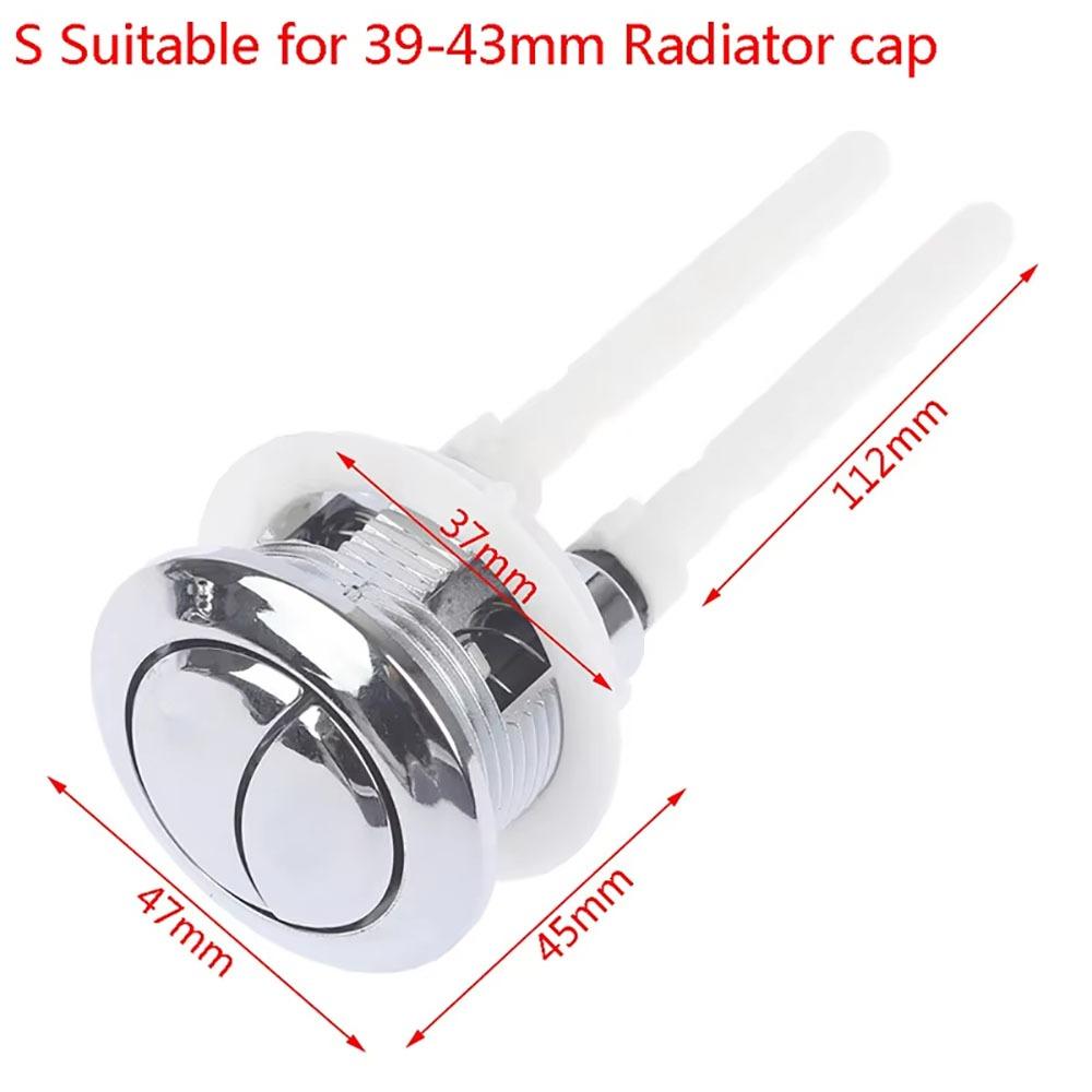 1Pcs Plastic Toilet Push Buttons Round/Square Shape Dual Flush Button Bathroom Accessories