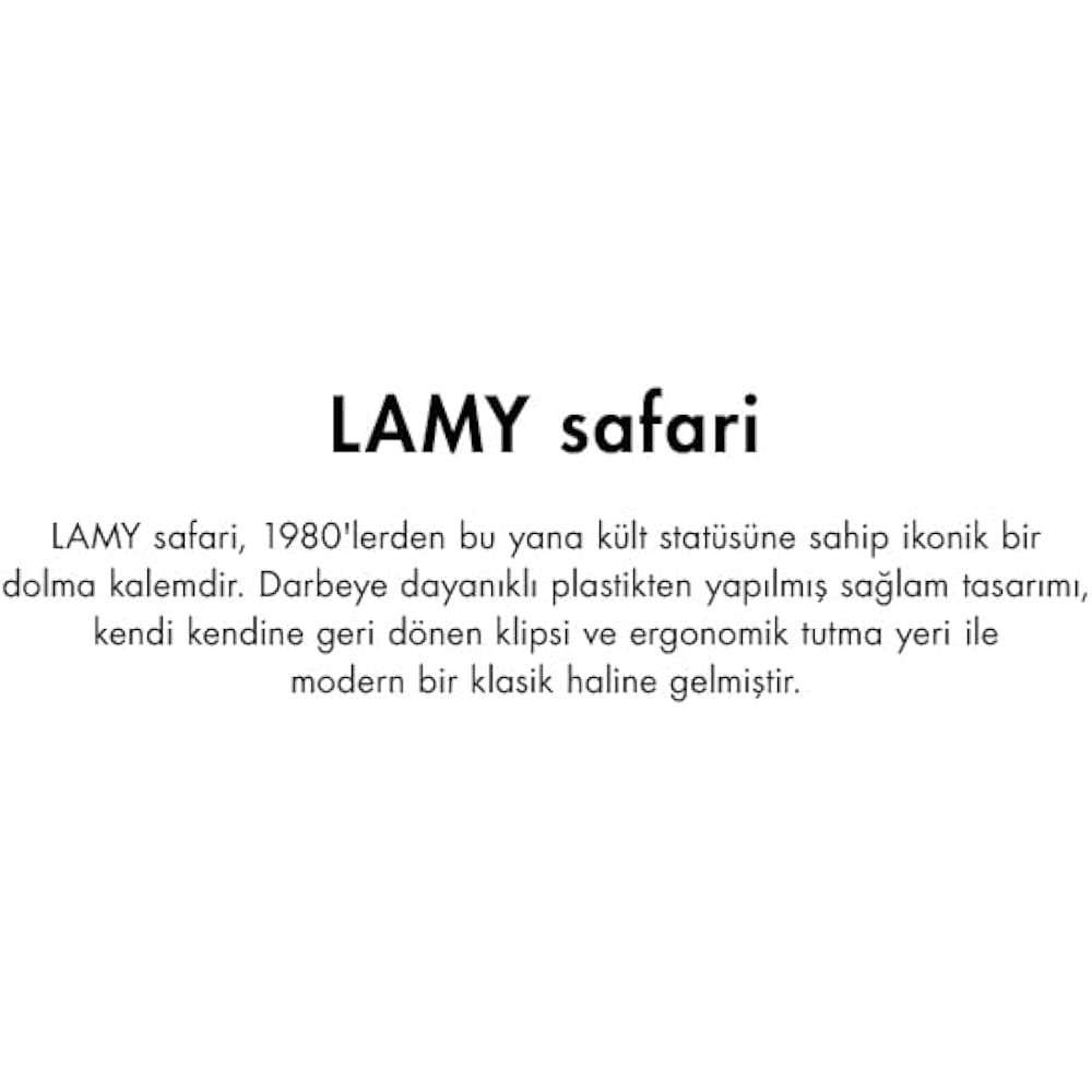 Ручка-перо LAMY Ramy M Средняя Safari Acqua Sky LD1AS-M Обычная Импортная