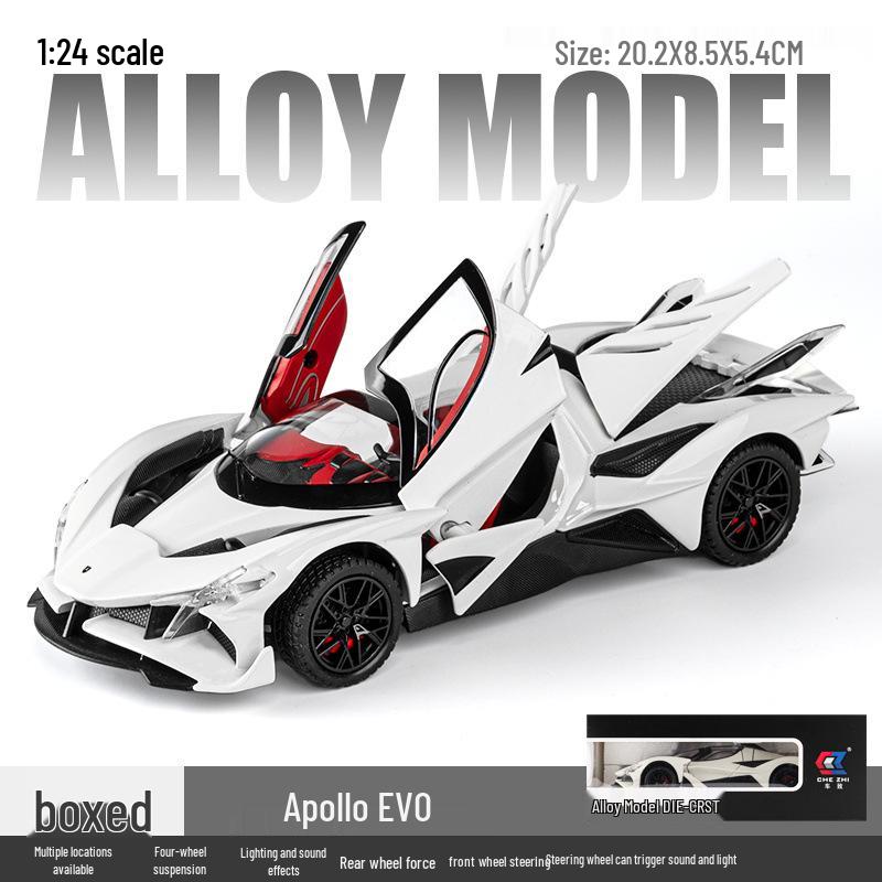 Apollo EVO 1:Игрушечная машинка из сплава - Стильная игра и декоративный подарок для мальчиков