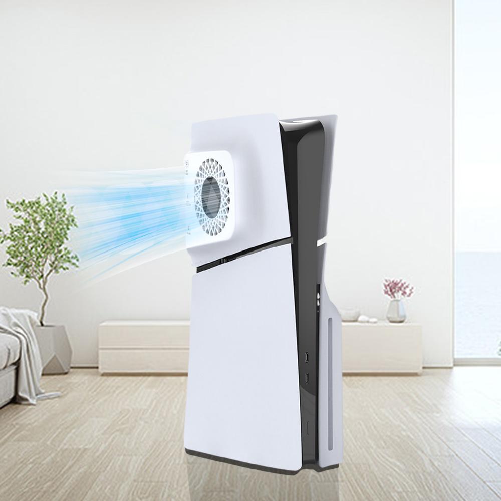 Protective Shell Cover with Cooling Vents Premium ABS Replacement Plate Anti-Scratch Faceplate For Sony PS5 Slim Console Cover