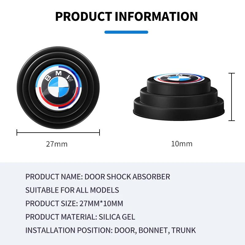 BZE1 X4 X5 E46 E96 Car Logo Door Shock Absorber Stickers Soundproof For BMW 50th Kith X1 X2 X3 X4 X5 X6 E71 F16 G06 E70 E53 F15 G05 E