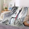 Drama The Untamed Xiao Zhan Wang Yi Bo Soft Throw Blanket Throw Blanket Soft Cartoon Printed Bedspread Bedspread Sofa Gift