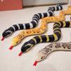 Stuffed Animal Simulation Snakes Plushie Long Pattern Snake Stuffed Toy  Pet Toys