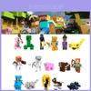 Набор из 16 строительных блоков на тему Minecraft для украшения торта и набор для создания фигурок своими руками