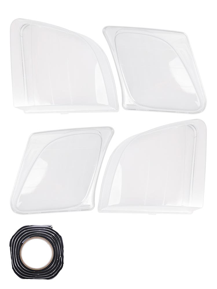 Left+Right Front Headlight Clear Lens For Lexus LX470 1998-2007