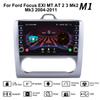Android Car Radio For Ford Focus EXI MT AT 2 3 Mk2 Mk3 2004-2011 With Button Knob Multimedia Player Navigation GPS 1+16GB