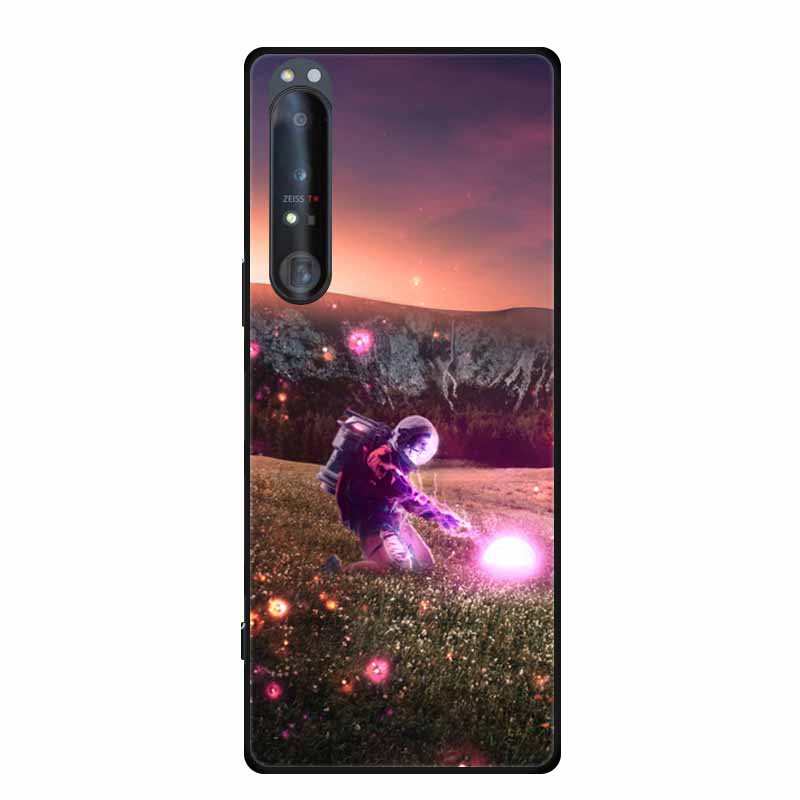 Крутой силиконовый чехол для Sony Xperia 1 V Чехол с принтом Модный мягкий задний чехол для Sony Xperia 1V Чехол Защитные мультяшные оболочки