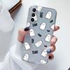 Прозрачный чехол для Samsung Galaxy S23 S 23 Ultra S23 Plus Чехол Мультяшные Цветы Мягкий ТПУ Ударопрочный Funda Для Samsung S24+ Сумка