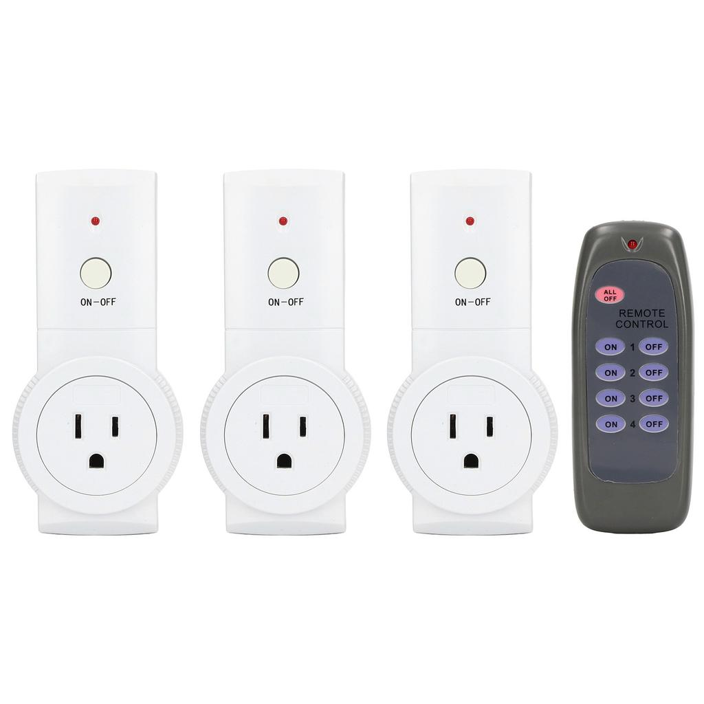 Беспроводная розетка-выключатель с пультом дистанционного управления, комплект умных розеток, встроенный аккумулятор