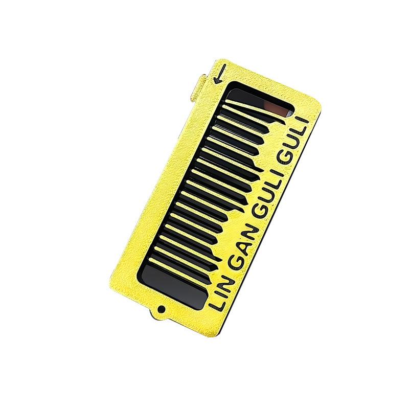 3D-печатная расческа-антистресс, музыкальная игрушка, вдохновение для игры на струнных, подвеска-гриб в мешочке, самый простой инструмент-фиджет для студентов