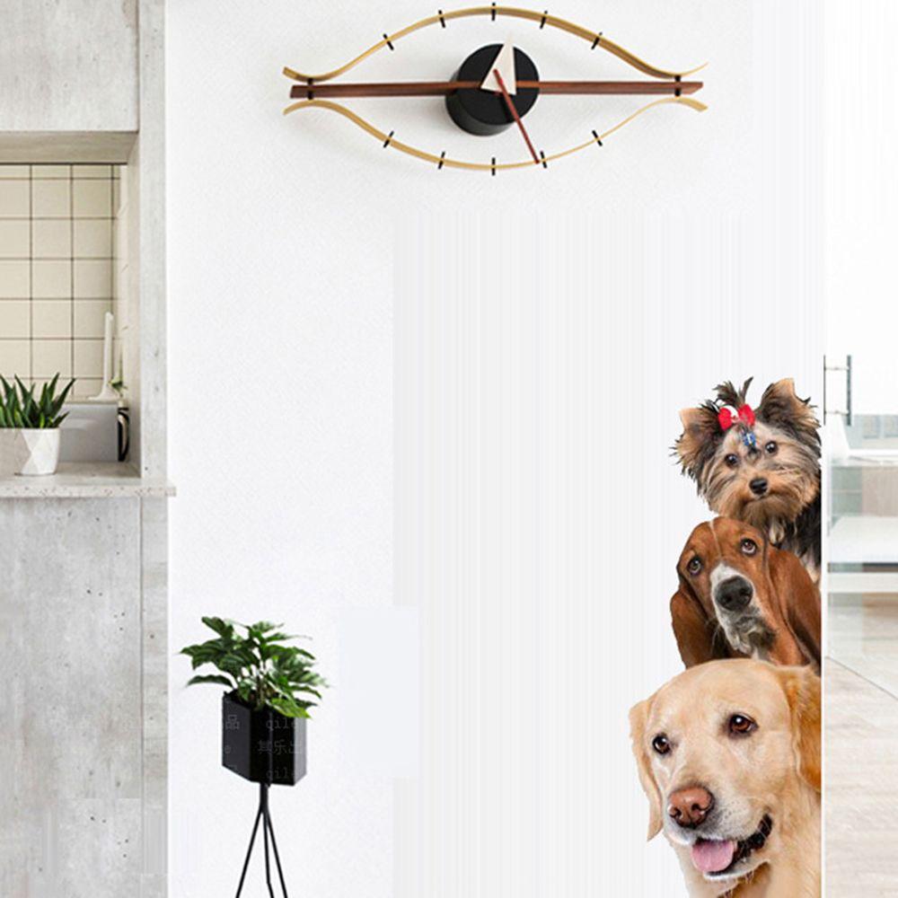 1PCS Vinyl Wall Art Fridge Decorations Dog Wallpaper Funny Animal Mural 3D Decal Wall Sticker