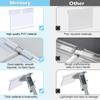 50 PCS Clear Plastic Label Holders for Wire Shelf Retail Price Label, 8cm x 4cm Basket Labels Clip On Labels for Storage Bins