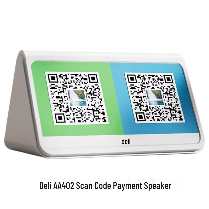 Deli AA402 Bluetooth QR Code Payment Scanner with Voice Prompt