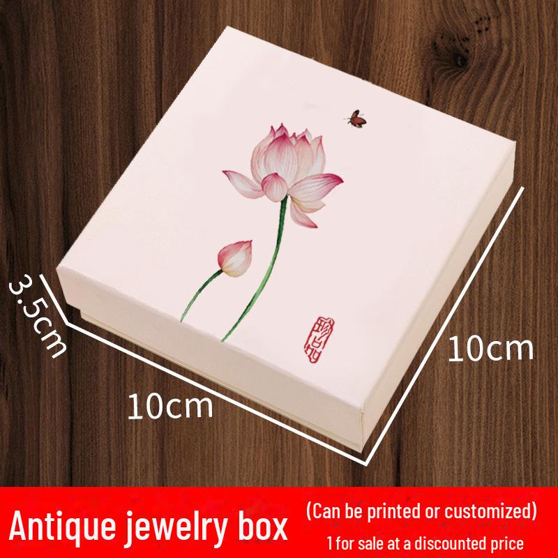 Шкатулка для украшений Lotus для браслетов, брошей, подвесок и саше - подарочная упаковочная коробка с верхней и нижней крышками