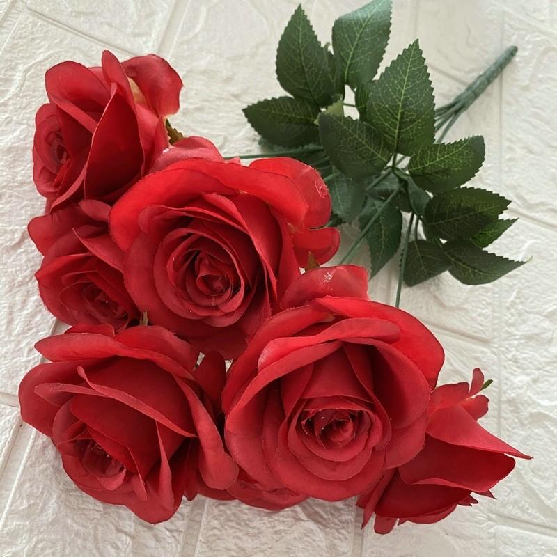 Simulated Rose Flowers For Wedding Props Home Decoration Photography Styling