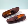 Loafers Shoes for Men Slip On Anti-Slip Flat Men Shoes Suede Moccasins Casual Sneakers Man Breathable Big Size 38-49 Lightweight