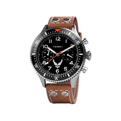 Мужские часы USAF Special Edition Misson Objectives черного цвета с циферблатом Super-LumiNova C3, кварцевые, HFUSAF1-03 100M