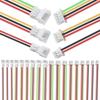 DAOKAI 10 пар 26AWG JST 1,25 мм 2/3/4-контактный разъем, гнездо и вилка, кабель-разъем JST для светодиодной ленты, RC, с проводом 150 мм