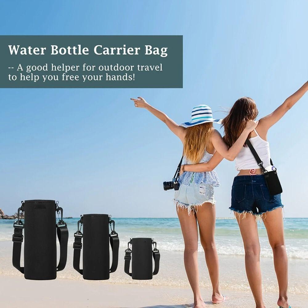 750ML/1000ML/1500ML Insulated Bottle Pouch Adjustable Strap Water Bottle Sleeve