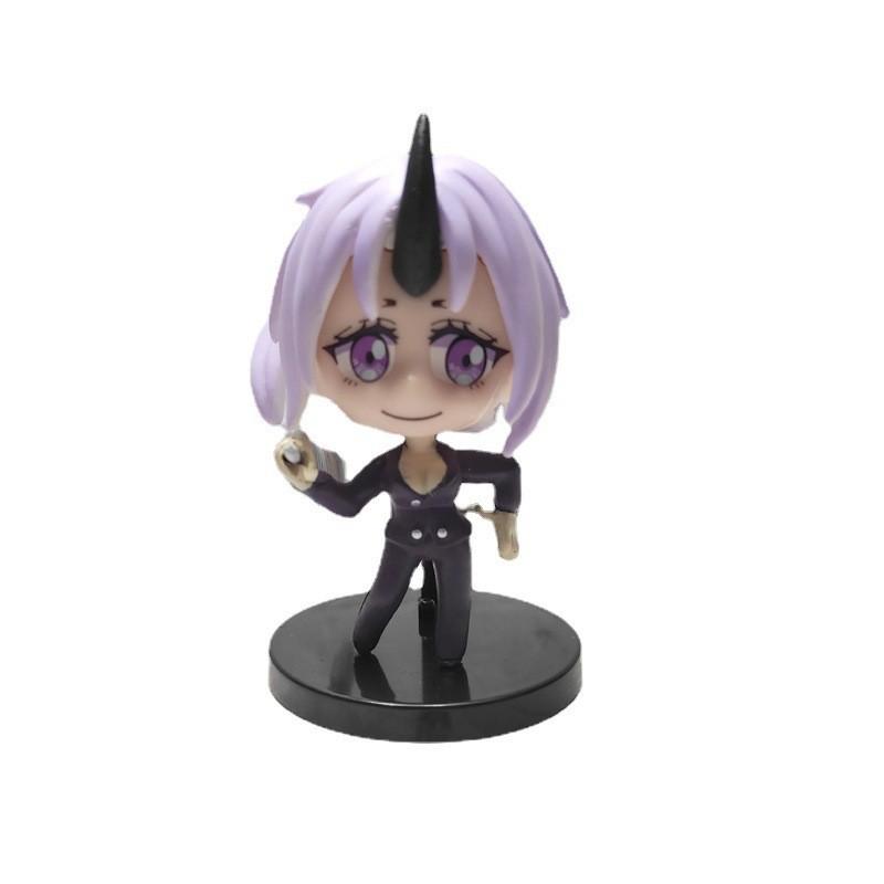 6 шт. Аниме Tensei Shitara Slime Datta Ken Римуру Темпест Тэнсэй Другой мир Бенимару Сюна Сион Набор Модель Игрушка Подарок Коллекция