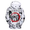 Трансграничные новые продукты Новый свитер для взрослых Ghost Extermination Blade Unlimited Train 3D Street Trend Youth Hooded Sweater
