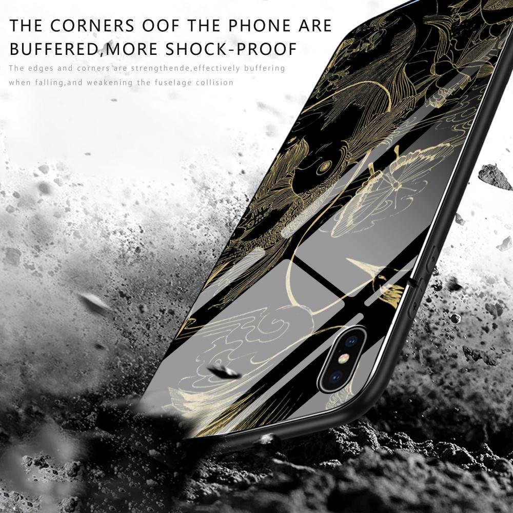 Чехол для телефона из закаленного стекла для Samsung A12 A16 A32 A53 S20FE S23 S25 Honor20 X6A 90Lite 9X Huawei Y9Prime2019 P30Lite Мягкий край Ударопрочный Гладкий чехол