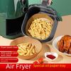 Non-Stick Round Air Fryer & Baking Paper - Oil-Absorbing, Silicone-Coated for Household Use
