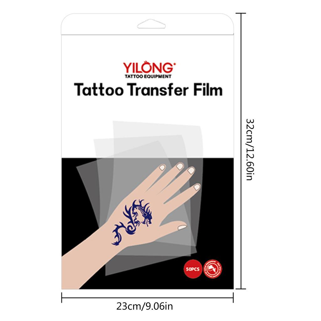 Профессиональная бумага для трафаретной печати татуировок 50 шт., размер А4, термокопировальные листы для прозрачных переносов