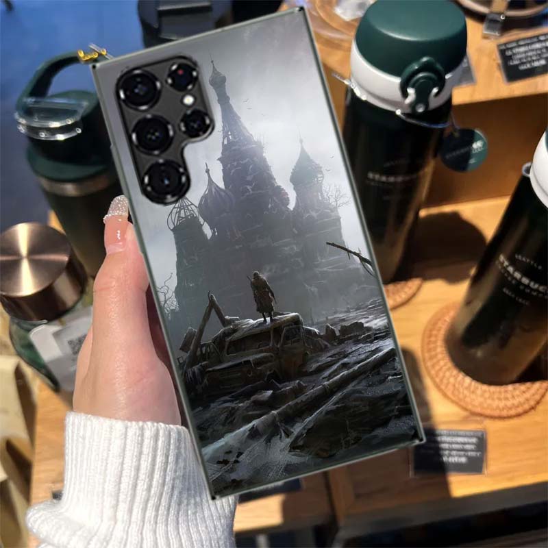 Metro 2033 Чехлы Чехол для телефона для Samsung Galaxy S26 Ultra S25 Edge S24 S23 FE S21 Plus S20 S22 Чехол ТПУ Капа Оболочка Ударопрочный Pa