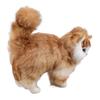 Simulated Cat Plush Toy Realistic Adorable Cat Stuffed Animal Doll Toy Home Decoration Simulated