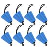 8Pcs Set Kayak Scupper Plug Silicone Drain Hole Bung Stopper with Lanyard for CanoeBlue