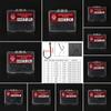 100PCS/SET Sharp Carbon Steel Barb Fishook Fishing Hooks Fish Bait Durable Head