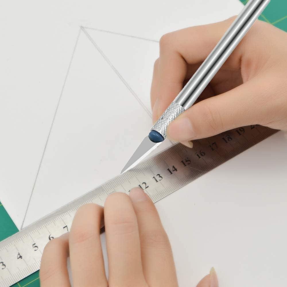 Набор из 13 прецизионных ножей, лезвия для ножей Exacto, ремесленный скальпель, инструмент для скульптуры, художественный инструмент, сплав, острое лезвие, скульптура из глины, резьба по бумаге