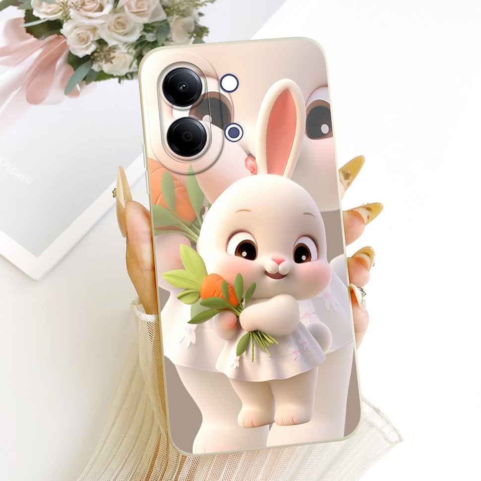 For vivo Y05 4G Case Fashion Colorful Flower Cartoon Silicone Back Cover For Vivo Y11D VIVO Y05 4G Bumper Phone Cases Fundas