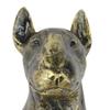 Bull Terrier, Bully I - dog statue, sitting dog for desk, decoration for the living room of a dog lover by Art-Dog