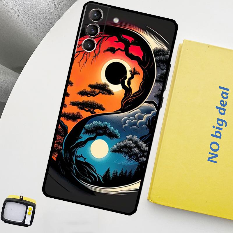 Eight Diagrams Taiji Yin Yang Phone Case For Samsung Galaxy S26 S24 Ultra S20 S21 S22 S23 Plus S10 S24 FE S25 Ultra Cover